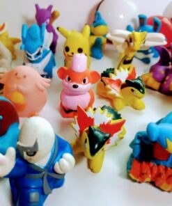 Bonecos Brinquedo Pokemon Kit 10 Capsulas Pokebola Dedoche em